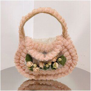 Vintage Pink Floral Mini Bag